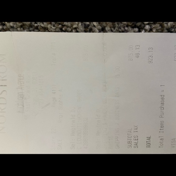 Christian Louboutin 38.5 Senora 100 Patent. - Picture 8 of 8